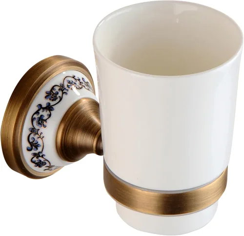 Miniatura 13 de Toallero de latón antiguo, soporte para toalla de mano para baño, accesorios de cocina, montaje en pared, diseño de porcelana Toallero de anilla
