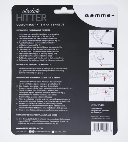 Miniatura 3 de GAMMA+ Replacement Absolute Hitter Custom Body Kit Lids, Set of 2 Trimmer Lids
