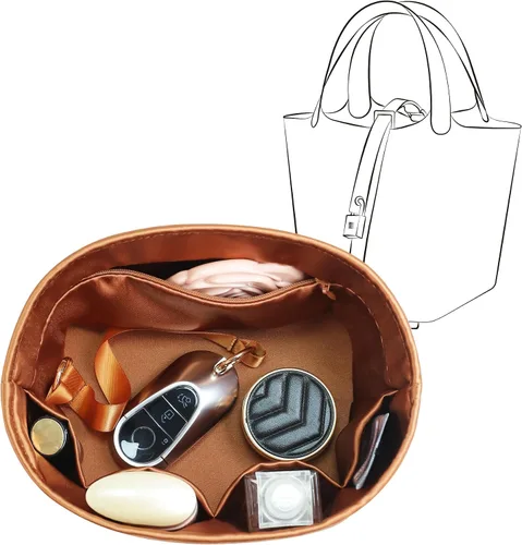 Miniatura 13 de Se adapta a Picotin 18 bolsas, inserto organizador de bolso de seda de alta calidad, suave al tacto y ligero, organizador de lujo con caja de regalo