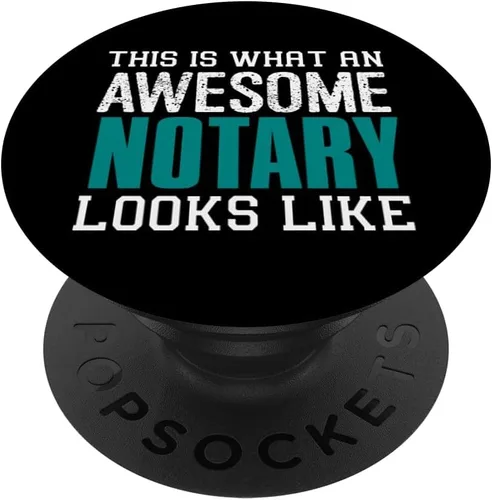 Así es como se ve un notario impresionante Regalo divertido Notario PopSockets Standard PopGrip