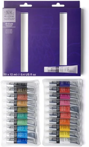 Miniatura 6 de Winsor & Newton Set de 10 tubos de pintura al óleo al agua, 21 ml