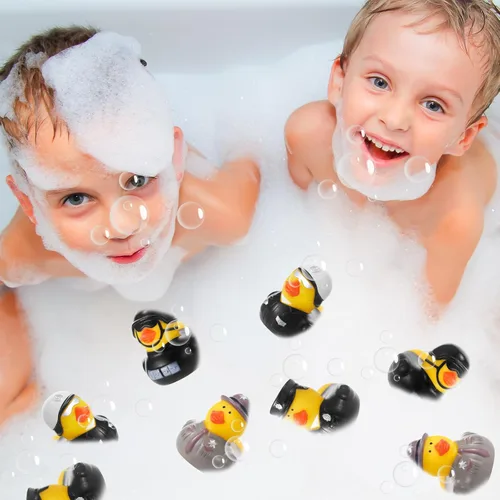 Miniatura 4 de Deekin 50 piezas patos de goma a granel de 2 pulgadas, favores de fiesta, decoraciones para cumpleaños, fiesta de piscina, ocupación, cosplay