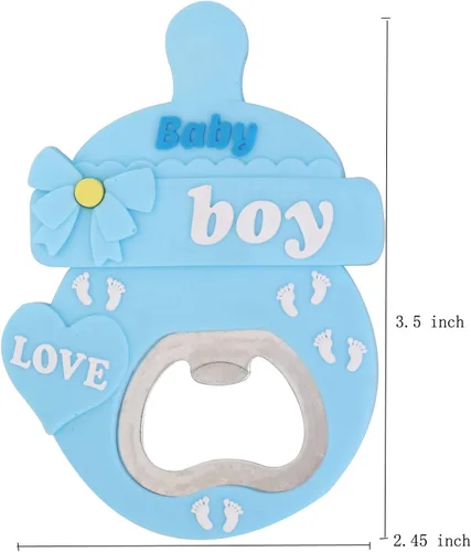 Miniatura 2 de 24 unidades de abrebotellas para bebé, regalo de baby shower, recuerdo de fiesta de baby shower, recuerdo/decoración, abridor de botellas de metal