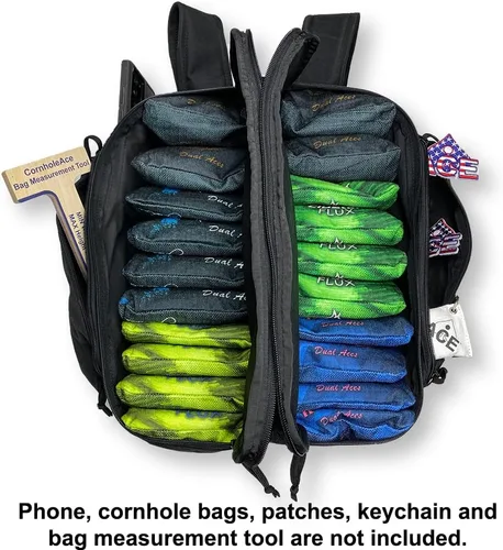 Miniatura 6 de ACE PRO Cornhole Backpack with ACE Patch - Holds Up to Six Cornhole Bag Sets (Up to 24 Bags)
