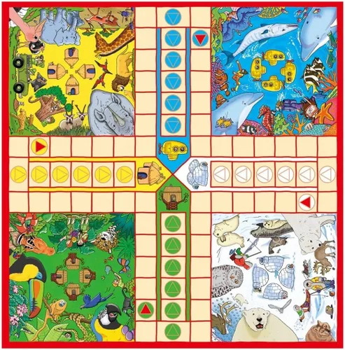 Miniatura 2 de Juego de mesa Ludo serpientes y escaleras.(versión en inglés)
