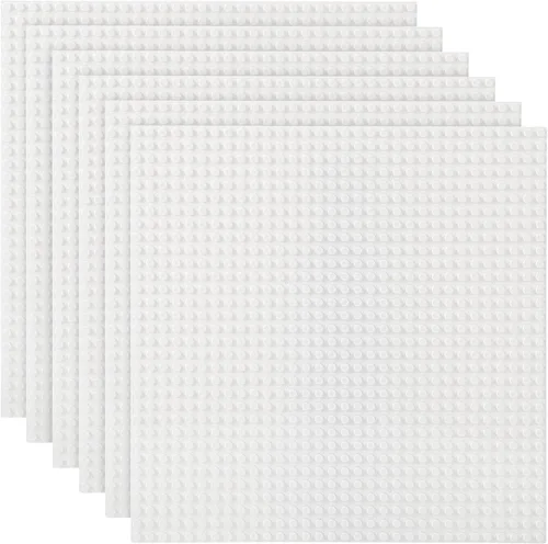 Lekebaby Base de construcción clásica para ladrillos de construcción, 100% compatible con las principales marcas: placa base de 10 x 10 pulgadas,