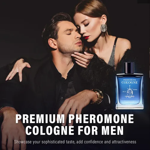 Miniatura 2 de Colonia de feromonas para hombres, colonia de 1.7 onzas líquidas para hombres, fragancia diaria de larga duración para confianza social, aroma