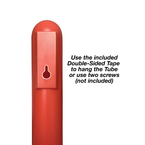 Miniatura 6 de Letrero de suelo mojado de precaución naranja (ENG/SPAN) Handy Cone con tubo de almacenamiento "3-PACK