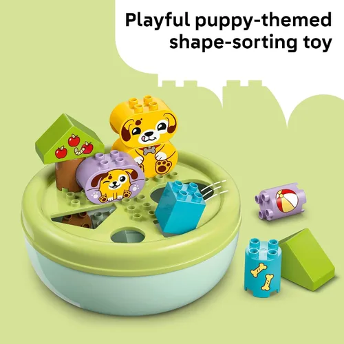 Miniatura 4 de LEGO DUPLO Mi primer clasificador de formas: juguete sensorial de casa de cachorro para niños pequeños - Juego de aprendizaje y clasificación