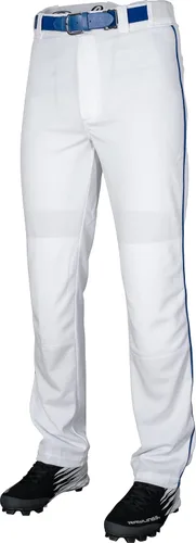 Rawlings Semi-Relaxed Full Length Baseball Pant Solid & Piped Options Adult Sizes Multiple Colors