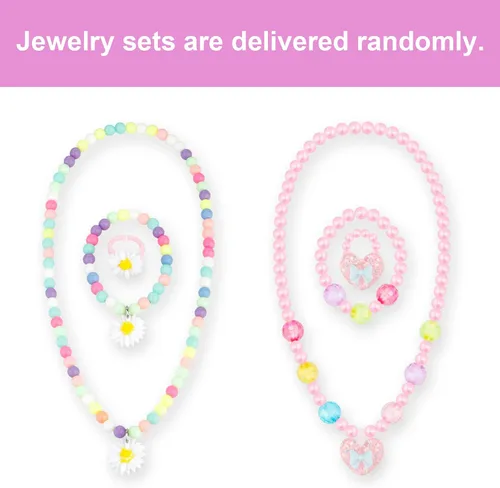 Miniatura 2 de RR ROUND RICH DESIGN Joyero musical infantil para niñas y conjunto de joyas con tema de bailarina color rosa cisne
