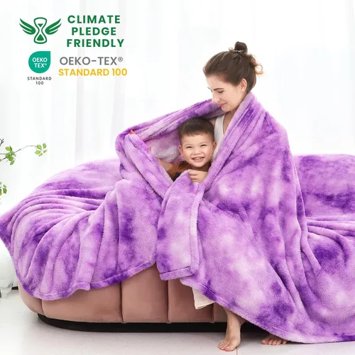 Miniatura 2 de Manta de Forro Polar Suave Acogedora Liviana Mantas Cálidas de Felpa Morada de Otoño Mantas y Cobijas Sofá Sillón Cama Camping Viajes Picnic Manta