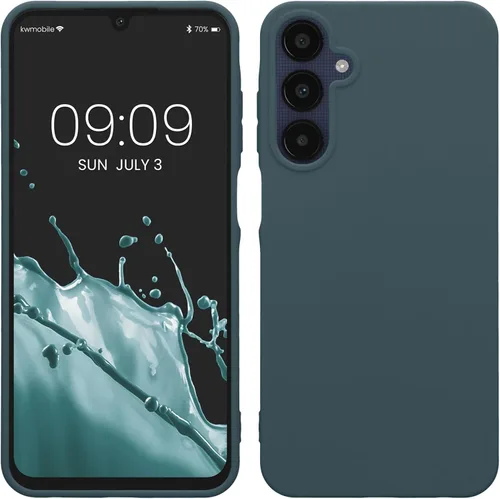 Miniatura 213 de kwmobile Funda compatible con Samsung Galaxy A23 4G / 5G - Funda de silicona TPU metálica suave y delgada - Rojo oscuro metálico