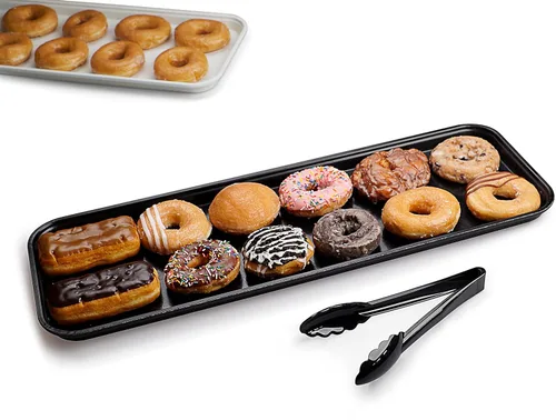 Miniatura 7 de Carlisle FoodService Products 1230FMT309 Bandeja de exhibición de servicio de alimentos, 30 x 12 pulgadas, color negro (paquete de 12)