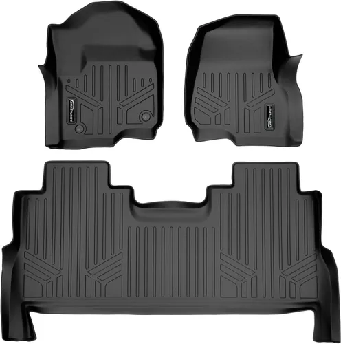 Miniatura 13 de MAXLINER - Juego de alfombrillas de suelo de ajuste personalizado de 2 filas compatibles