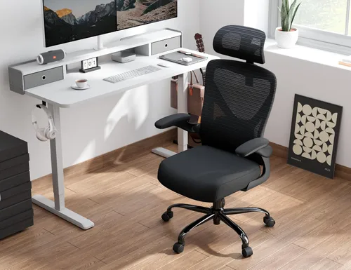 Miniatura 9 de Ergalithic Silla de oficina ergonómica – Silla de escritorio para computadora en forma de X cómoda, silla de juegos, silla de oficina con soporte