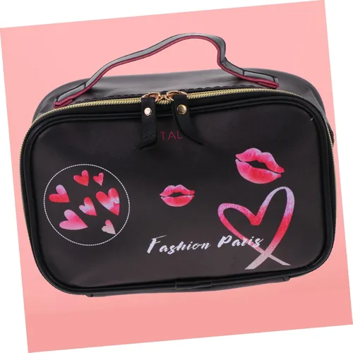 Miniatura 8 de MERRYHAPY 1 bolsa de aseo de maquillaje, organizador de almacenamiento de joyas, organizador de maquillaje, bolsa con cierre de cremallera