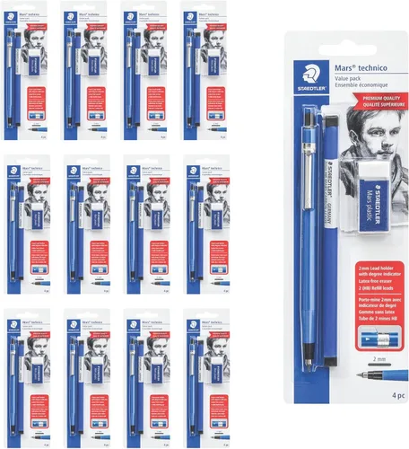 Miniatura 6 de Staedtler Mars 780SBK juego de lapicero técnico, Azul Paquete de 1