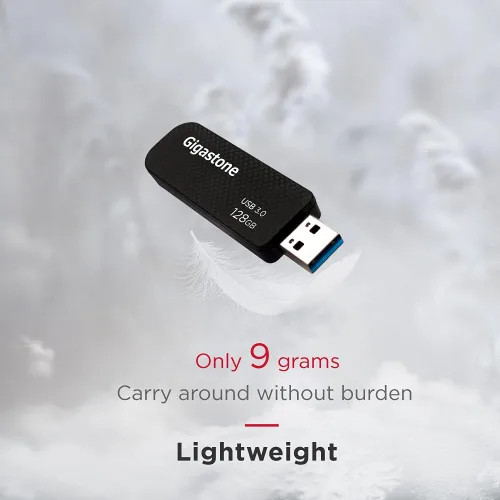 Miniatura 7 de GIGASTONE Unidad flash Z30 de 128 GB (paquete de 5) USB 3.2 Gen 1, 100 MB/s ultrarrápida, bucle de llavero, estilo de fibra de carbono, diseño