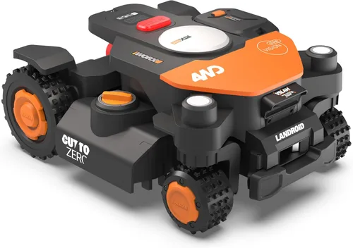 Miniatura 9 de WORX Landroid Vision Cloud Robot cortacésped, sin alambre perimetral, robot cortacésped para 1/4 acre, evitar obstáculos con IA y navegación