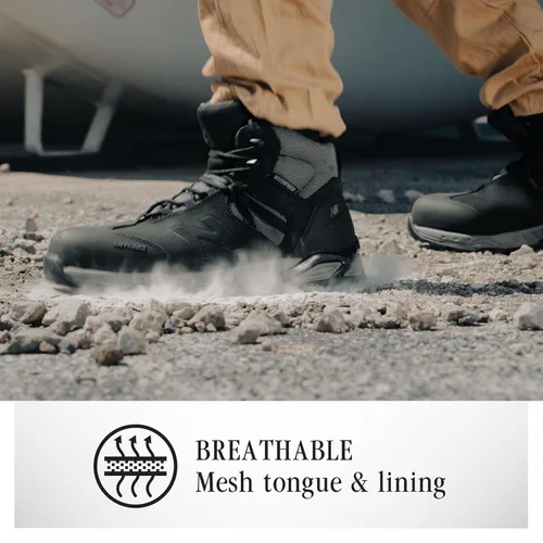 Miniatura 6 de New Balance Botas de trabajo impermeables Allsite con punta compuesta para hombre, Negro