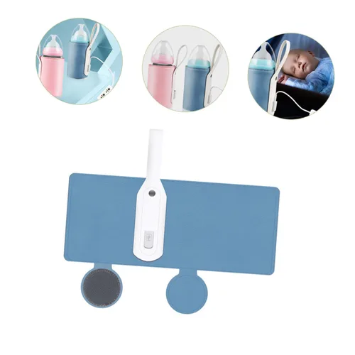 Miniatura 8 de BESPORTBLE Funda calentadora portátil para botellas de leche, control inteligente de temperatura por USB, con temporizador, apto para viajes