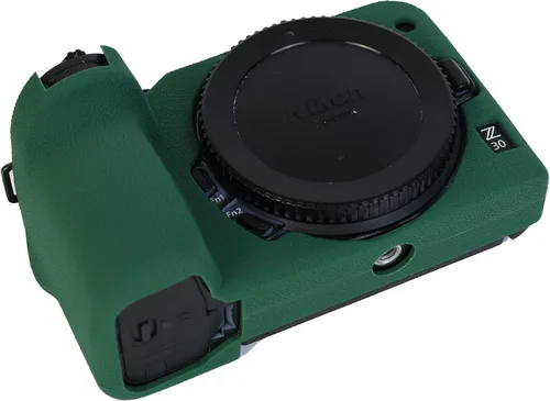 Miniatura 5 de TUYUNG Z30 - Funda protectora de silicona para cámara Nikon Z30, color verde militar