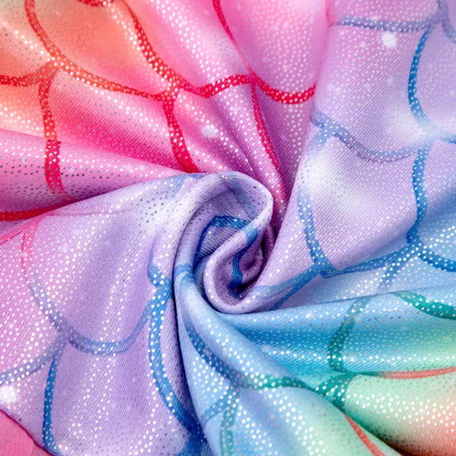 Miniatura 77 de EQSJIU Leotardo de baile de manga larga para niñas, vestido de ballet brillante con copo de nieve, tutú con falda tutú para niñas
