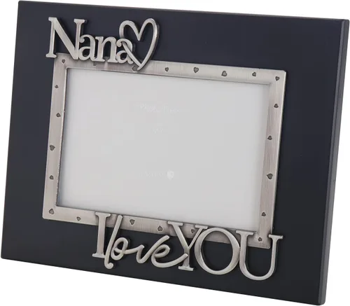 Miniatura 2 de Nana I Love You Expressions Sentiment - Marco de fotos de 4 x 6 pulgadas, negro, regalo de fotos para abuela, familia, para exhibir en la mesa