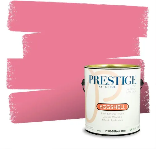 Miniatura 30 de Prestige Paints Pintura exterior e imprimación en uno, 1 galón, plano, coincidencia comparable de Valspar* Amber Rose*
