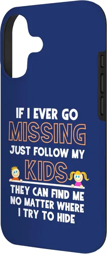 Miniatura 2 de If I Ever Go Missing Follow My Kids Funny Parenting Case for iPhone 17