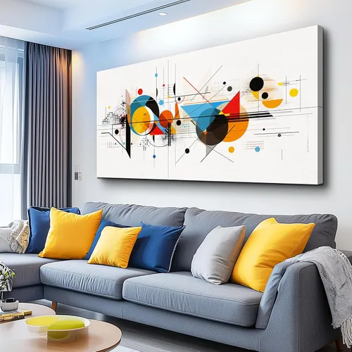 KELIYUAN Arte de pared enmarcado para sala de estar, lienzo para decoración de pared para dormitorio, habitación, decoración moderna del hogar,