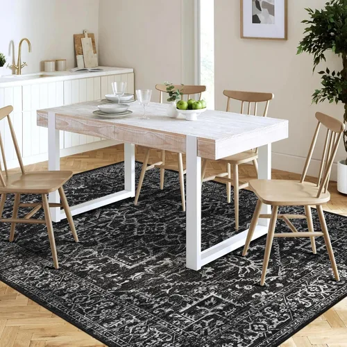 Miniatura 9 de Tapete para silla de suelo duro, 60 x 48 pulgadas, tapete para silla de oficina para superficie dura, alfombra de área para sala de estar, tapete