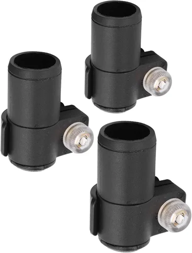 Miniatura 4 de Bastones de trekking, ajustable Flip Lock agarre de goma negro bastones de trekking bloqueo externo para senderismo mochilero bastones de trekking