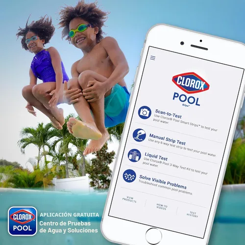 Miniatura 7 de Clorox® Pool&Spa™ Alguicida para piscina, previene y trata algas de piscina, sin espuma, 1 cuarto de galón (paquete de 1)