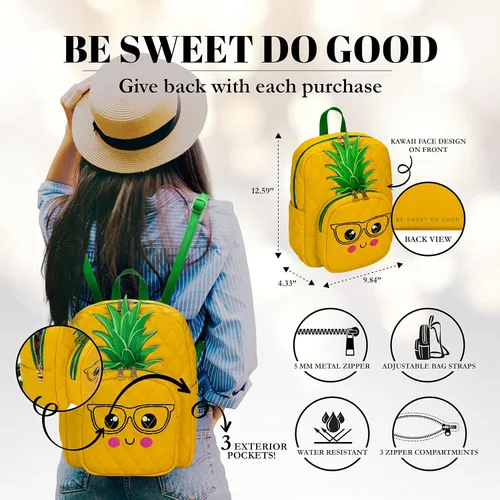 Miniatura 2 de Mochila Kawaii, Varios colores, Mediana