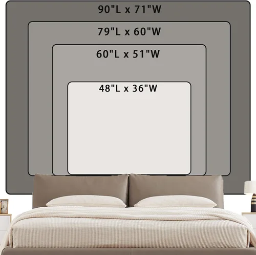 Miniatura 6 de Apdidl Tapiz de pared de bosque para dormitorio, estético, naturaleza, espacio exterior, galaxia, noche estrellada, tapiz para colgar en la pared