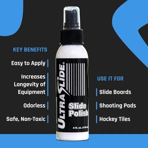 Miniatura 4 de Pulidor de Tablero Deslizante - Spray y Lubricante para Tablero Deslizante de Hockey para Deslizamiento sin Fricción - Spray de Silicona Premium