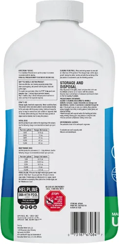 Miniatura 2 de HTH 67084 Pool Care Algae Guard Advanced, Eliminador de todas las algas para piscinas - Acción rápida, destruye y previene las algas verdes, negras