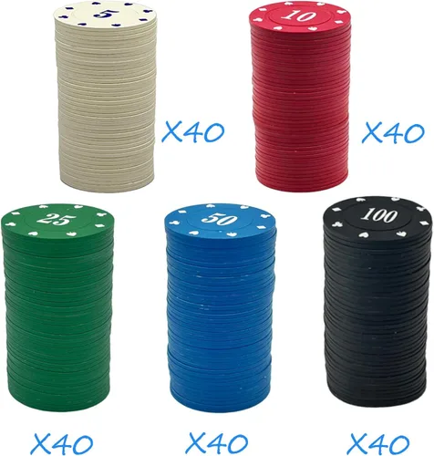 Miniatura 3 de SEETOOOGAMES Casino Poker Chips Denominations