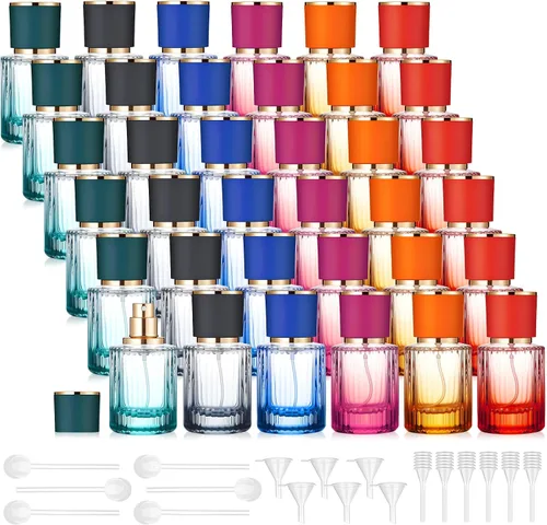 Miniatura 18 de Teenyyou 6 botellas vacías de perfume de vidrio de 30/50/3.4 fl oz a granel para fabricantes de perfumes, botellas de colonia atomizadoras