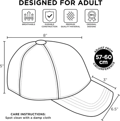 Miniatura 8 de Disney Gorra de béisbol para hombre, sombrero ajustable de Mickey Mouse para adultos