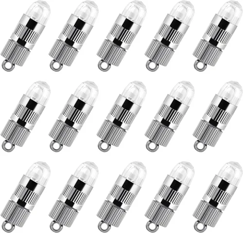 Miniatura 9 de 30 luces LED de fiesta con pilas, iluminación de temporada para globos, linternas de papel, impermeables, color blanco cálido