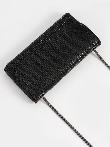 Miniatura 5 de Coucoland Bolsos de mano para mujer, bolsas de noche formales con diamantes de imitación brillantes, bolsa de hombro para boda, cóctel, baile