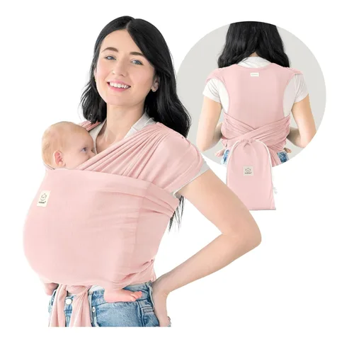 Miniatura 13 de KeaBabies Portabebés con anillo para bebé, fácil de llevar, ajustable D-Lite portabebés recién nacido a niño pequeño, camisa de transporte