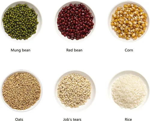 Miniatura 8 de Contenedor de almacenamiento de cereales y cereales de 13.2 libras, dispensador redondo giratorio de 360°, organizador de cocina de 6 compartimentos