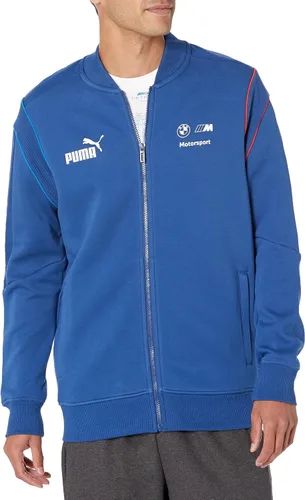 Miniatura 4 de PUMA Bmw Mms Mt7 - Chaqueta deportiva con cremallera completa para hombre, casual, bolsillos con cremallera completa
