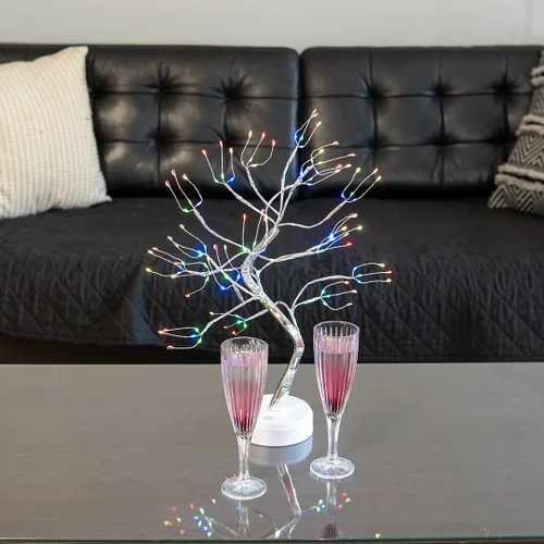 Miniatura 8 de Lámpara de árbol de hadas centelleante, lámpara de árbol espíritu, lámpara de árbol de bonsái, árbol de luces de hadas, bonita decoración estética