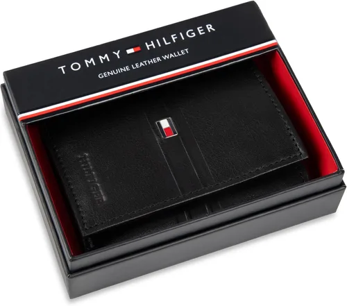 Miniatura 31 de Tommy Hilfiger - Cartera para hombre, triple pliegue, delgada, incluye ventana de identificación y tarjetero para tarjetas de crédito