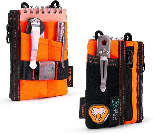 Miniatura 13 de VIPERADE VE18-S Bolsa pequeña EDC, organizador de bolsillo EDC mini para hombres, organizador de bolsillo EDC, bolsa multiherramienta con 3 ranuras